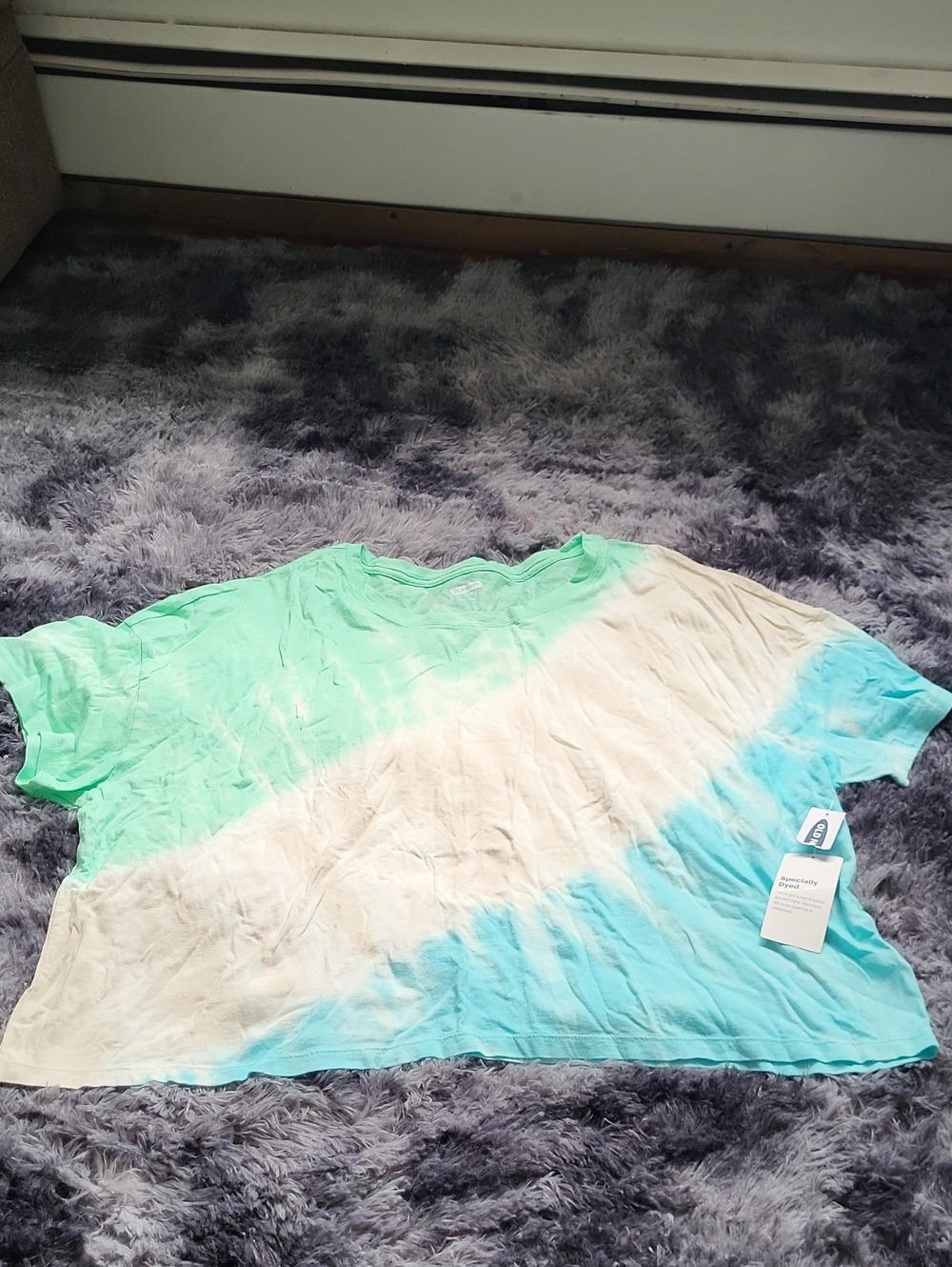 NWT Old Navy OOAK Tie-Dye Crop Tee